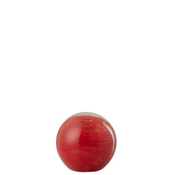 J-Line presse-papier twister rond glas small 11x11x11cm