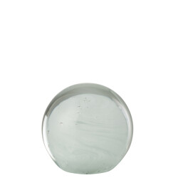 J-Line presse-papier twister rond glas large 17.5x17.5x17cm