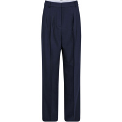 Co'Couture Volacc long pleat pant navy