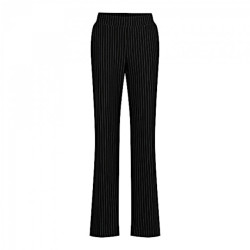 &Co Woman Broek tiana pinstripe punta black