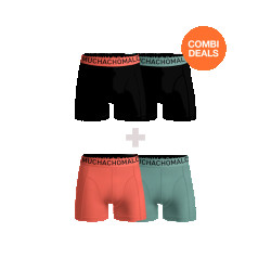 Muchachomalo Heren 2+2-pack boxershorts microfiber