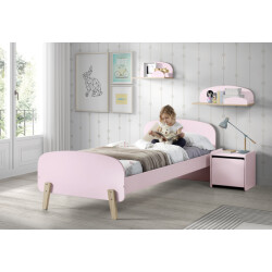 Lucevi kiddy bed + nachtkastje + hangplankjes - 90x200 cm