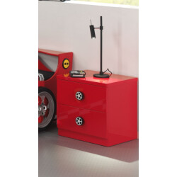 Lucevi monza nachtkast hout - 50x16x43cm
