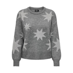 Only Onlrosie ls o-neck glitter knt