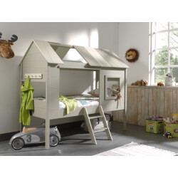Lucevi charlotte huisbed 90x200cm grijs/