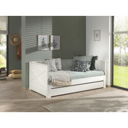 Lucevi pino 93 uitschuif-kajuitbed 90 x 200 cm pino scott lade voor