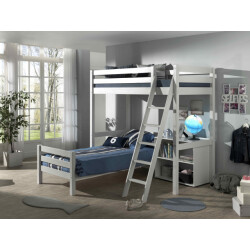 Lucevi pino mezzanine bed 90 x 200 cm pino bed 90 x 200 cm pino