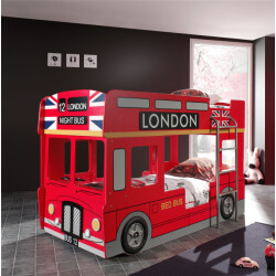 Lucevi carbeds london bus stapelbed 90x200cm -