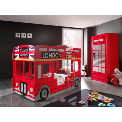 Lucevi carbeds london bus stapelbed 90 x 200 cm carbeds london bus 2