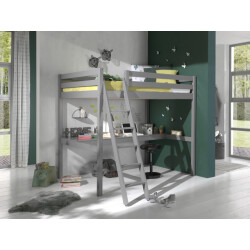 Lucevi pino mezzanine bed 140 x 200 cm pino bureau voor mezzanine