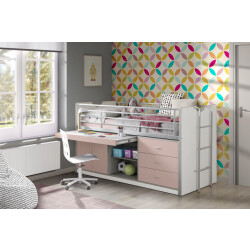 Lucevi bonny 95 halfhoogslaper 90x200cm licht