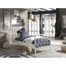 Lucevi bronxx bed 90 x 200 cm bronxx nachttafel