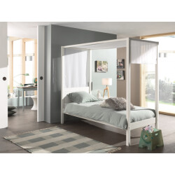 Lucevi pino hemelbed 90 x 200 cm pino textielset voor bed pihb9014