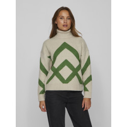 Vila Vicille rollneck l/s jacquard knit