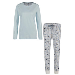 By Louise Dames pyjama set jersey katoen gebloemd