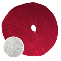 Unique Living treeskirt coby 110cm Ø red kerstboomkleed