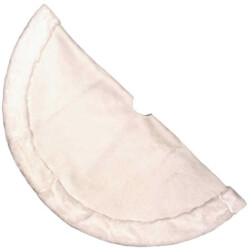 Unique Living white christmas treeskirt 90cm Ø white kerstboomkleed