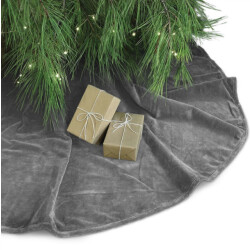 Unique Living treeskirt kelsey 120Øcm dark grey kerstboomkleed