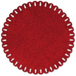 Unique Living | placemat xmas | rond | polyester | | Ø38cm