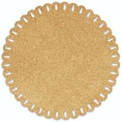 Unique Living | placemat xmas | rond | polyester | | Ø38cm
