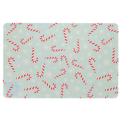 Unique Living placemat xmas lollipop 30x45cm blue