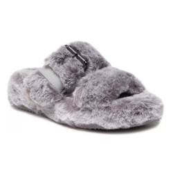 Skechers Cozy wedge fluffy damespantoffel