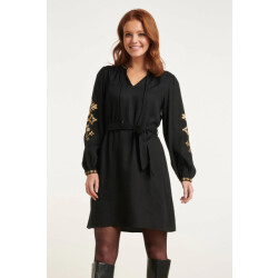 Smashed Lemon 24804 e geborduurde jurk met borduur |
