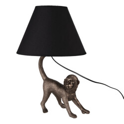 Clayre & Eef Tafellamp aap 29x27x43 cm polyresin bureaulamp