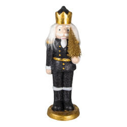 Clayre & Eef Beeld notenkraker 50 cm polyresin kerstdecoratie