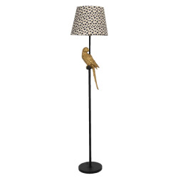 Clayre & Eef Vloerlamp Ø 37x165 cm beige kunststof rechthoek staande