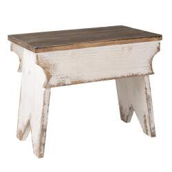 Clayre & Eef Plantentafeltje 47x29x38 cm bruin hout rechthoek