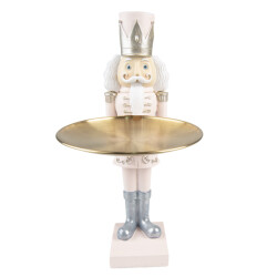 Clayre & Eef Beeld notenkraker 35 cm polyresin kerstdecoratie