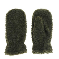 Unique Living handschoen teddy winter green -23x11cm