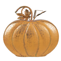 Clayre & Eef Decoratie pompoen 34x15x32 cm ijzer
