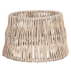 Clayre & Eef Lampenkap Ø 25x16 cm rotan rond rieten lampenkap