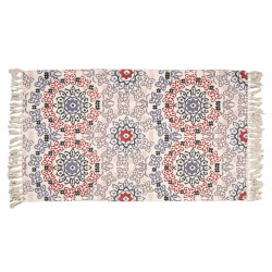Clayre & Eef Vloerkleed 140x200 cm rood katoen rechthoek tapijt