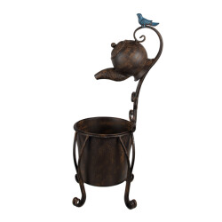 Clayre & Eef Planthouder theepot 24x30x62 cm ijzer tuindecoratie