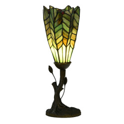 LumiLamp Tiffany tafellamp Ø 15x42 cm glas tiffany bureaulamp