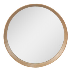 Clayre & Eef Spiegel Ø 50 cm hout rond grote spiegel