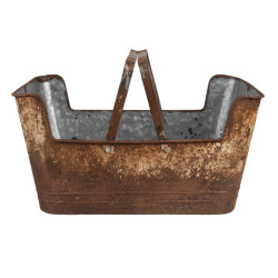 Clayre & Eef Planthouder 45x28x23 cm ijzer rechthoek bloempot binnen