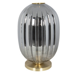 Clayre & Eef Tafellamp Ø 20x35 cm metaal bureaulamp