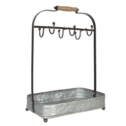 Clayre & Eef Mokkenrek 32x20x44 cm ijzer mokkenboom