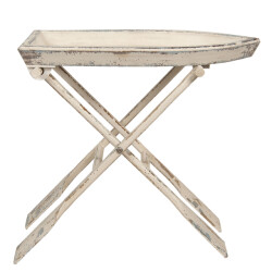 Clayre & Eef Bijzettafel 70x39x64 cm hout tafeltje