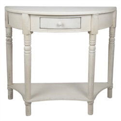 Clayre & Eef Sidetable 100x40x84 cm hout wandtafel