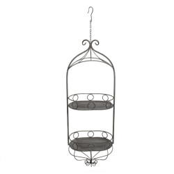 Clayre & Eef Planthouder 33x24x91/108 cm ijzer plantenpot