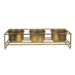 Clayre & Eef Plantenstandaard 63x19x16 cm ijzer