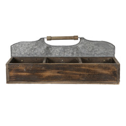 Clayre & Eef Opbergkist 60x32x22 cm hout rechthoek plantenhouder