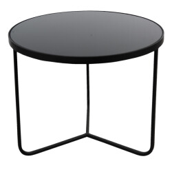 Clayre & Eef Bijzettafel Ø 60x45 cm aluminium rond