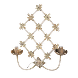 Clayre & Eef Wandlamp 43x16x55 cm goudkleurig ijzer muurlamp