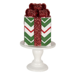 Clayre & Eef Kerstdecoratie beeld cadeau 24 cm polyresin